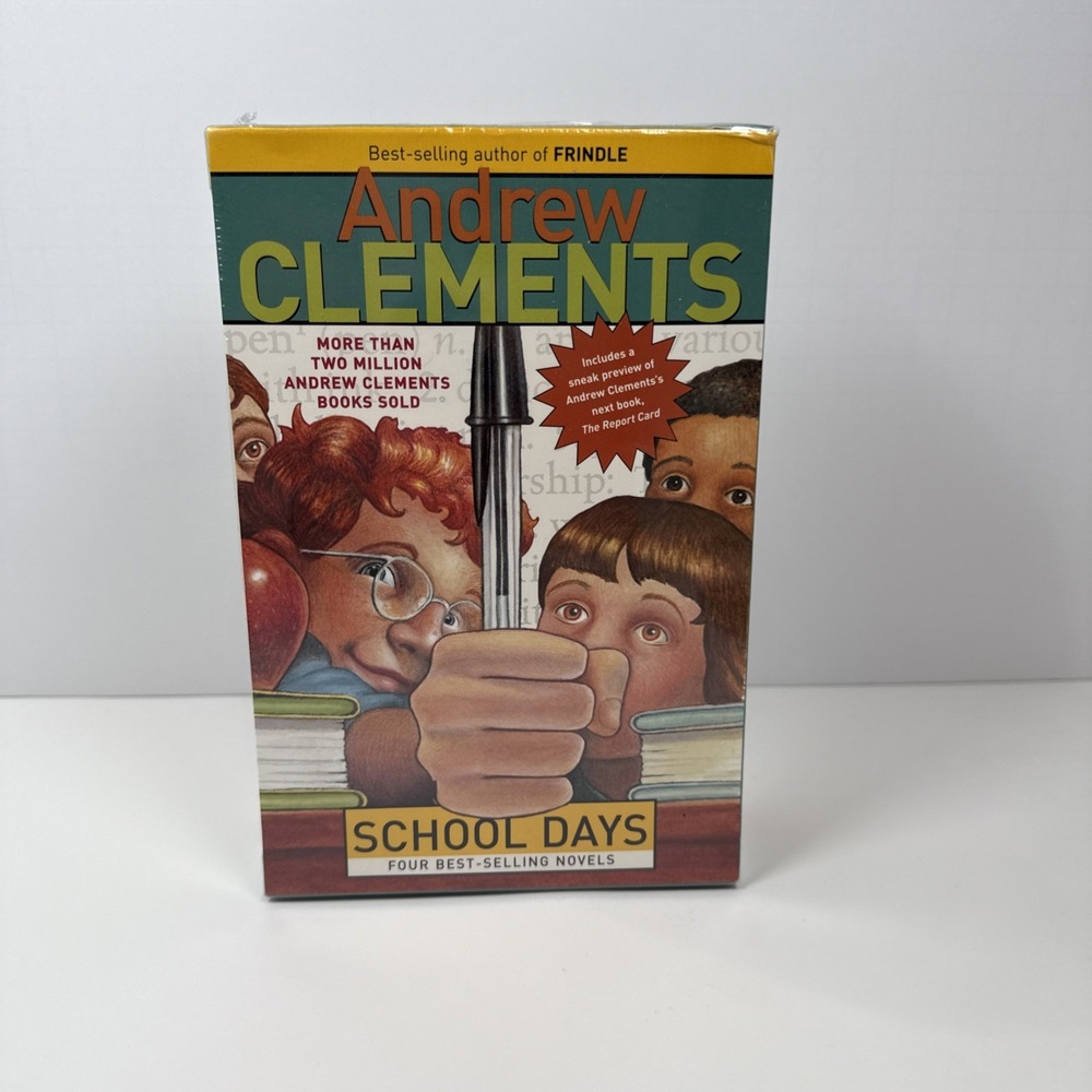Andrew Clements School Days Four Best Selling Novels Set | NEW SEALED
